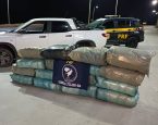 Polícia Rodoviária Federal apreende 140kg de maconha durante fiscalização na BR-324, em Salvador