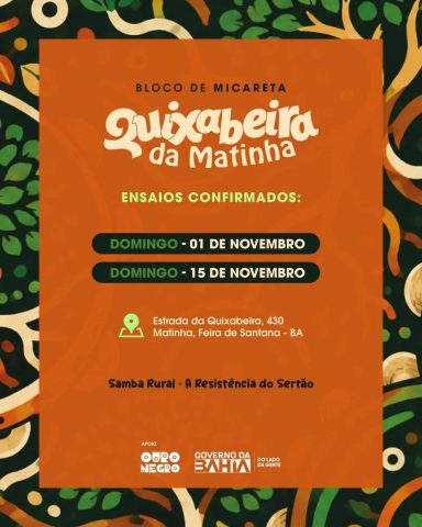 Quixabeira da Matinha promove ensaios para Micareta de Feira 2026