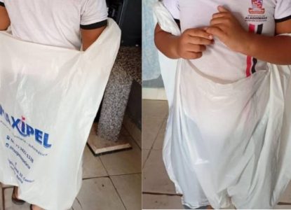 Alagoinhas: estudante com autismo é enviado para casa vestido em saco plástico; Prefeitura abre sindicância